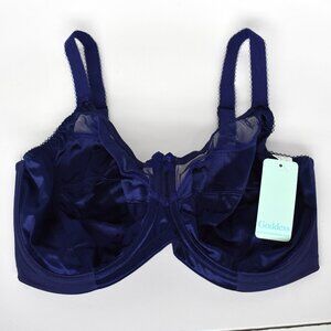 Goddess Keira Underwire Banded Bra Ink Size 34I NWT